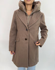 Cappotto Griffai Tabacco