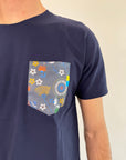 T-shirt Superculture Taschino blu taschino fantasia