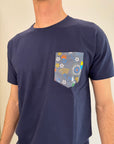 T-shirt Superculture Taschino blu taschino fantasia