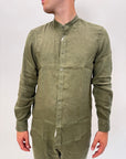 Camicia Coreana Gianni Lupo lino 7 colori