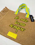 Borsa Le Pandorine 2 colori in paglia