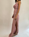 Abito Kostumn1 Lungo Glitter Rosa