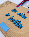 Borsa Le Pandorine 2 colori in paglia