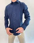 Camicia Zero Iron Plus Blu