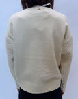 Pullover griffai blu o beige