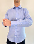 Camicia Zero Iron Plus Azzurro