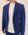 Giacca OverD jersey Panna o Blu indaco