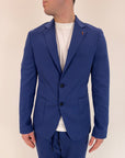 Giacca OverD jersey Panna o Blu indaco