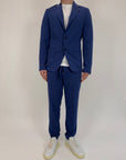 Giacca OverD jersey Panna o Blu indaco