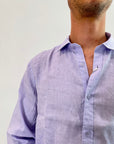 Camicia Gianni Lupo lino2 colori