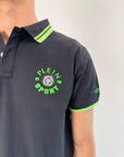 Polo Philipp Plein Sport nero verde