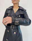 Giubbino Trench Marciano ecopelle