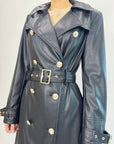 Giubbino Trench Marciano ecopelle