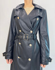 Giubbino Trench Marciano ecopelle