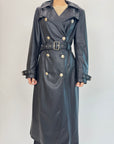 Giubbino Trench Marciano ecopelle