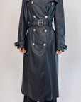 Giubbino Trench Marciano ecopelle