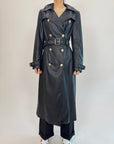 Giubbino Trench Marciano ecopelle