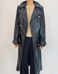 Giubbino Trench Marciano ecopelle