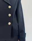 Giubbino Trench Marciano Nero o Bianco