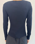 Pullover Griffai incrocio costina