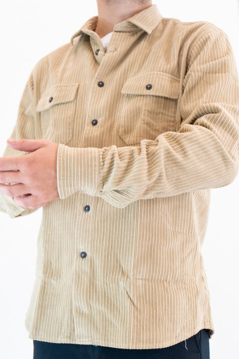 Camicia Vintage Velluto beige o blu