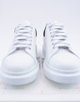 Sneakers Alexander McQueen White Black camoscio