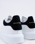 Sneakers Alexander McQueen White Black camoscio