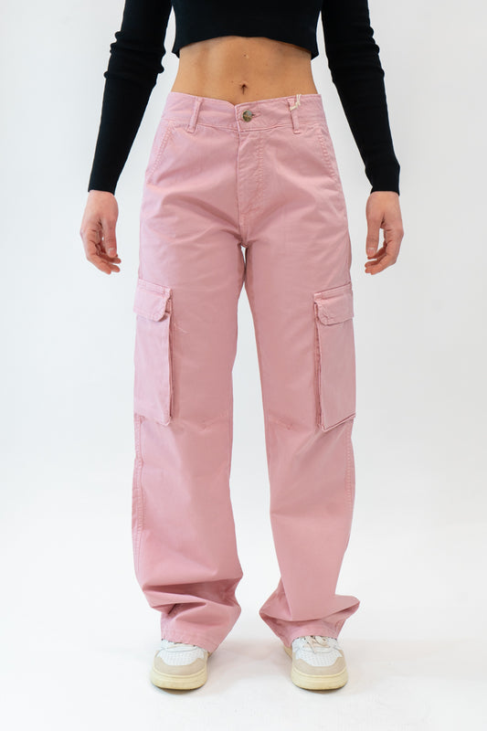 Pantaloni Klixs Cargo rosa