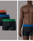 3 Boxer Palm Angels colore nero con elastico colorato