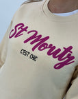 Felpa Superculture St.Moritz Beige