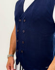 Gilet Griffai doppiopetto Blu