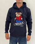 Felpa Superculture Orso con cappuccio