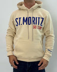 Felpa Superculture St. Moritz cappuccio Beige