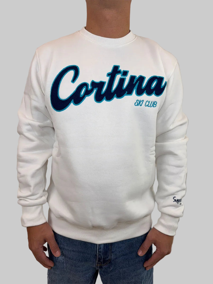 Felpa Superculture Clothing Cortina Bianca o Blu