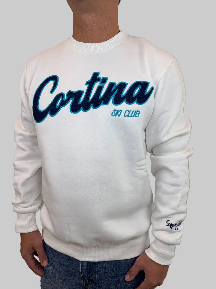 Felpa Superculture Clothing Cortina Bianca o Blu