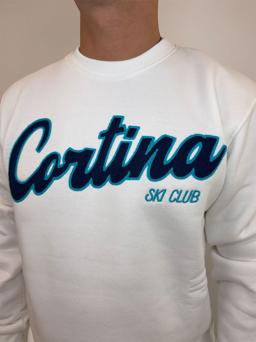 Felpa Superculture Clothing Cortina Bianca o Blu