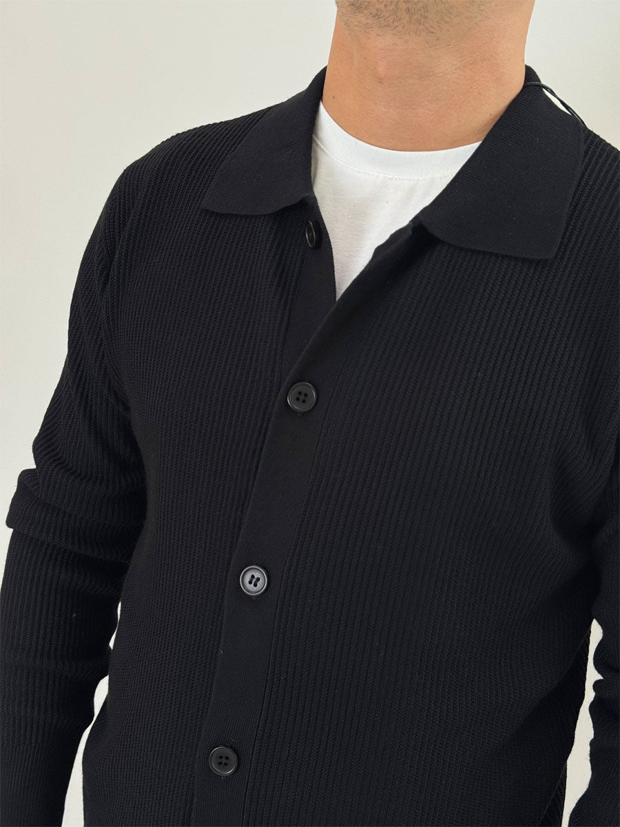 Cardigan Seinse Blu o Nero con colletto