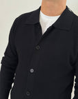 Cardigan Seinse Blu o Nero con colletto