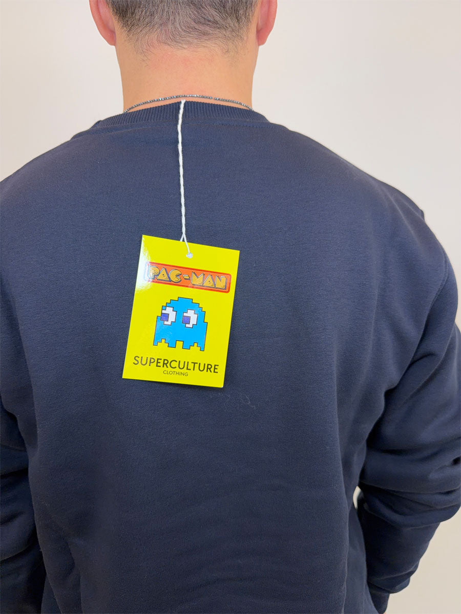 Felpa Superculture Clothing Pack Man Blu