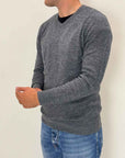 Pullover Griffai misto Cashmere collo a V 2 Colori