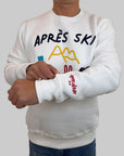 Felpa Superculture Clothing Après Ski blu o bianco