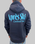 Felpa Superculture Clothing Après Ski blu o marrone con cappuccio