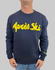 Felpa Superculture Clothing Après Ski Colore Blu