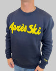 Felpa Superculture Clothing Après Ski Colore Blu