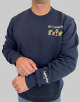 Felpa Superculture Clothing Notti Magiche Nero Blu
