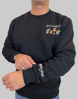 Felpa Superculture Clothing Notti Magiche Nero Blu