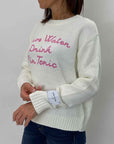 Pullover Superculture Save Water Drink Gin Tonic