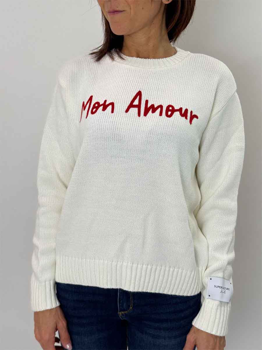 Pullover Superculture Mon Amour 2 Colori
