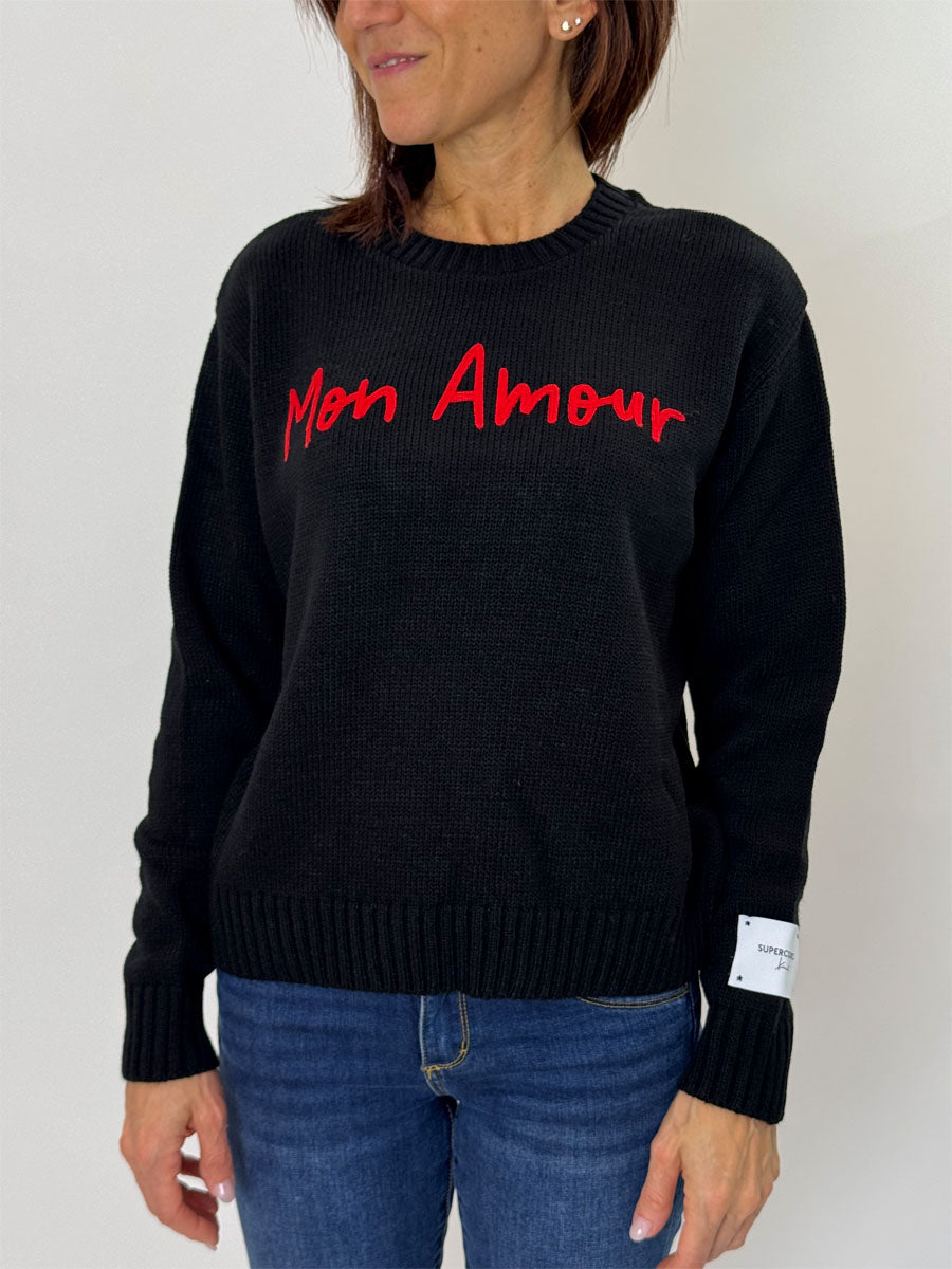 Pullover Superculture Mon Amour 2 Colori