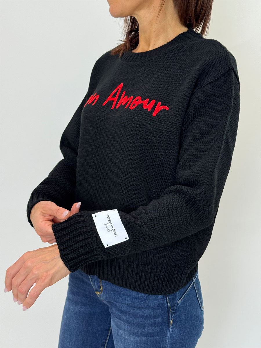 Pullover Superculture Mon Amour 2 Colori